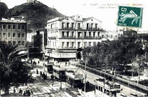 PA c- 020- Place d'Armes- trams et autobus